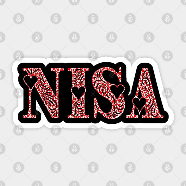 Nisa Sticker by Nell The Creator